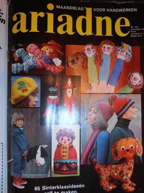 Ariadne handwerken november 1973 macrame riem, muts haken, Boeken, Hobby en Vrije tijd, Zo goed als nieuw, Breien en Haken, Ophalen of Verzenden