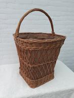 Mooie grote vintage mand, Ophalen, Zo goed als nieuw, Rond, Riet