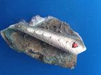 Amsterdamse school broche. Art Deco Zilver, Sieraden, Tassen en Uiterlijk, Antieke sieraden, Verzenden, Zilver, Broche