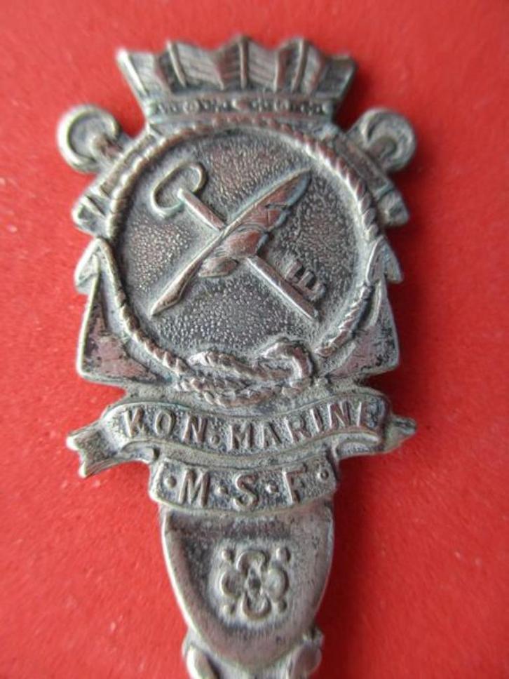 (A1354) Militair Kon Marine M S F Administratie, Verzamelen, Porselein, Kristal en Bestek, Gebruikt, Bestek, Ophalen of Verzenden