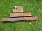 Eiken balken, Doe-het-zelf en Verbouw, Hout en Planken, Ophalen, Gebruikt, Eiken, Balk