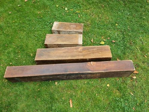 Eiken balken, Doe-het-zelf en Verbouw, Hout en Planken, Gebruikt, Balk, Eiken, Minder dan 200 cm, Ophalen