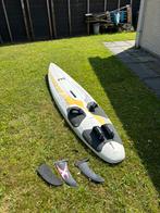 Mistral Xplosion 130 L inc 3 finnen, Ophalen, Gebruikt, 250 tot 300 cm, Plank