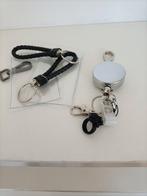 Trekkoord voor sleutel of badge, Ophalen, Zo goed als nieuw, Zwart