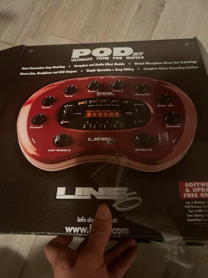Line 6 POD XT - Multi-effect processor, Muziek en Instrumenten, Effecten, Gebruikt, Multi-effect, Ophalen of Verzenden