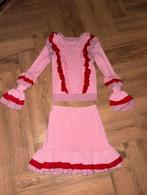 Reinders Ruffle Setje Roze/Rood - Maat S, Reinders, Ophalen of Verzenden, Roze, Maat 36 (S)