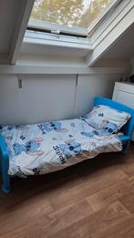 Leuk kinderbed - Blauw 170cm, Kinderen en Baby's, Kinderkamer | Bedden, Ophalen, 70 tot 85 cm, Zo goed als nieuw, Matras