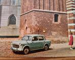 Ansichtkaart FIAT 1100 in Vollenhove Hotel Seidel ca.1965, Verzamelen, Ophalen of Verzenden, 1960 tot 1980, Ongelopen, Voertuig