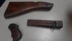 Us tommy gun onderdelen omg Nijmegen, Ophalen of Verzenden, Landmacht, Amerika, Helm of Baret