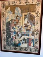 Audiëntie: Schilderij op zijde, Ophalen of Verzenden