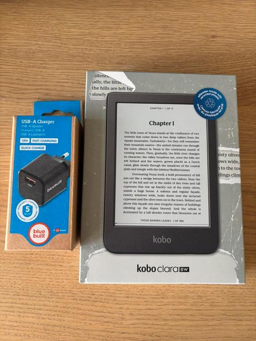 Nieuwe Rakuten Kobo Clara BW (nog in verpakking), Computers en Software, E-readers, Nieuw, 6 inch of minder, Bluetooth, Touchscreen
