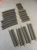 Fleischmann H0 Rails - Diverse Stukjes, Gebruikt, Rails, Ophalen of Verzenden, Analoog