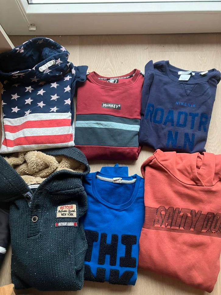 Jongens truien maat 140-158 (6 stuks), Kinderen en Baby's, Kinderkleding | Kinder-kledingpakketten, Gebruikt, Maat 158, Ophalen of Verzenden