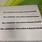 4x Magneet Strip voor collega chauffeur gezocht, Ophalen, Gebruikt
