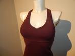 Deblon wijn rode stretch top corrigerend kruis banden S, Kleding | Dames, Verzenden, Zo goed als nieuw, Deblon, Rood