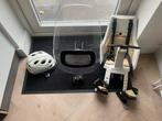 Kinderzitje met scherm en stuurtje van BoBike.Helm optioneel, Fietsen en Brommers, Fietsaccessoires | Fietsstoeltjes, Ophalen
