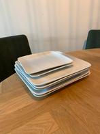 5 vierkante grote borden en 2 ontbijtborden, Ophalen, Zo goed als nieuw, Bord(en)