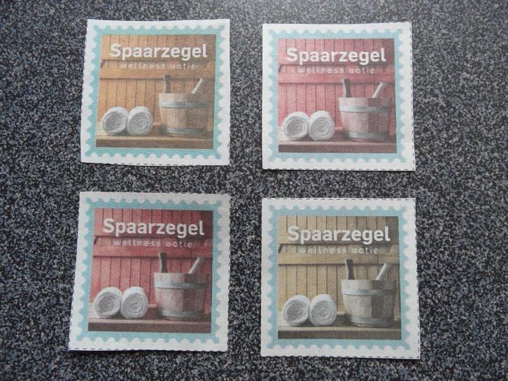 4 Sauna Spaarzegels (voor 1 persoon), Hobby en Vrije tijd, Spaarzegeltjes, Zegels, Bonnen of Punten, Overige soorten, Ophalen of Verzenden