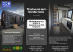 Tiny House – Speciale Aanbieding! Direct Beschikbaar!, Caravans en Kamperen, Stacaravans, Tot en met 4