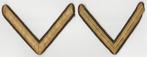 Strepen / chevrons Sergeant, Ophalen of Verzenden, Landmacht, Nederland, Embleem of Badge