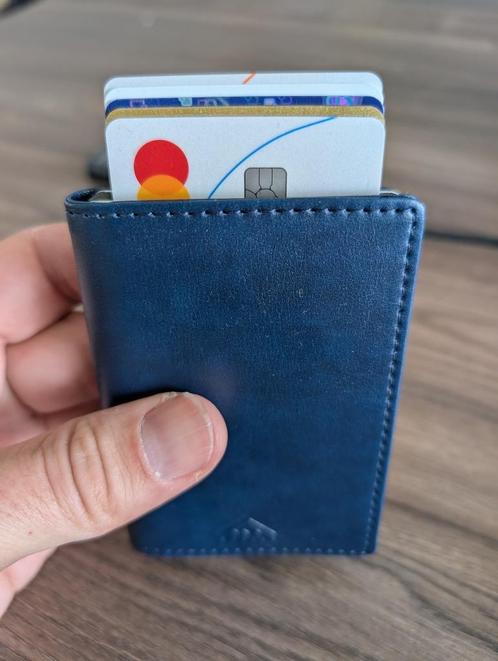 Stealth Wallet RFID Kaart Houder Portemonnee, Sieraden, Tassen en Uiterlijk, Portemonnees, Nieuw, Overige merken, Blauw, Leer