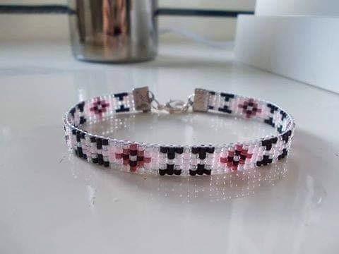 Miyuki delica geweven kralen armband fantasie, Sieraden, Tassen en Uiterlijk, Armbanden, Nieuw, Overige materialen, Overige kleuren