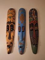 Indonesische houten maskers, Ophalen of Verzenden