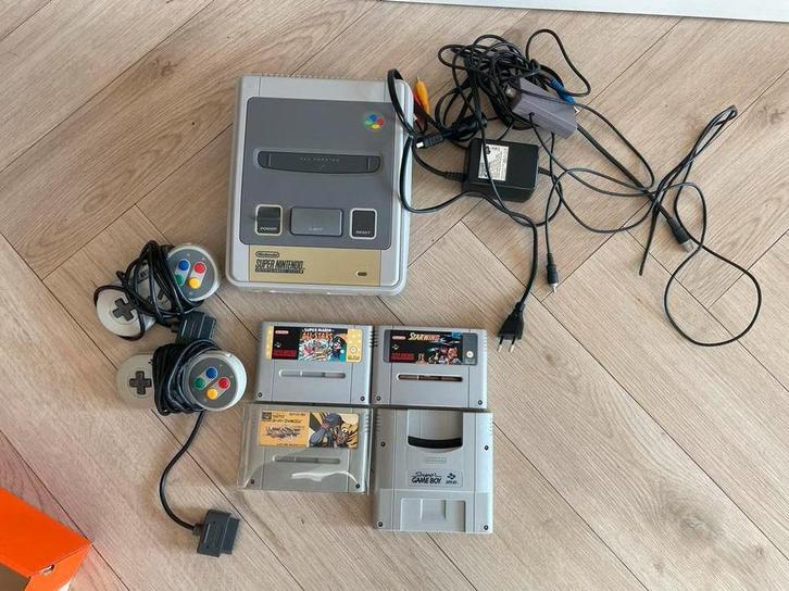 Super Nintendo SNES Compleet met Spellen: Super mario, Spelcomputers en Games, Games | Nintendo Super NES, Gebruikt, Platform