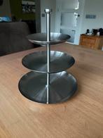 Stijlvolle RVS etagère, Ophalen of Verzenden, Zo goed als nieuw