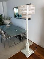 houten staande vloerlamp, Huis en Inrichting, Lampen | Vloerlampen, Ophalen, Gebruikt, Hout, 150 tot 200 cm