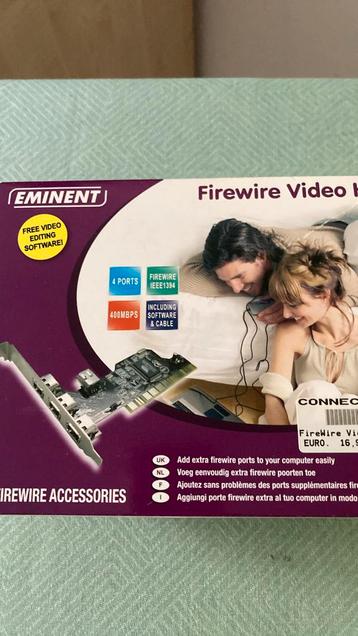 Eminent 4 Port Firewire Card PCI beschikbaar voor biedingen