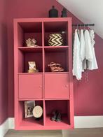 Ikea kallax kast 8 vaks met 2 deurtjes, Huis en Inrichting, Ophalen, Gebruikt