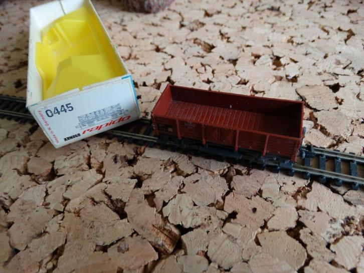 N-Spoor: Arnold, open wagon 0445. OVP., Hobby en Vrije tijd, Modeltreinen | N-Spoor, Zo goed als nieuw, Wagon, Gelijkstroom of Wisselstroom