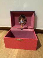 Muziekdoosje ballerina / konijn, Ophalen of Verzenden, Roze, Hardcase, Zo goed als nieuw