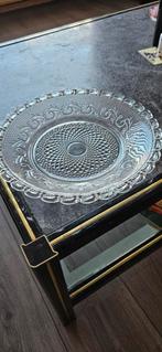 Mooie, glazen schaal uit jaren 70/80., Ophalen of Verzenden, Overige stijlen, Glas, Schaal of Schalen