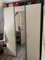 Degelijke kleding kast hang- en leg met spiegel, Ophalen, Zo goed als nieuw, 50 tot 75 cm, 200 cm of meer