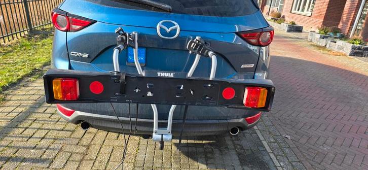 Fietsendrager + kentekenplaathouder - Zeer goede staat, Auto diversen, Fietsendragers, Zo goed als nieuw, Fietsendrager-accessoire