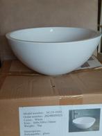 Maxara Waskom Mintra Mineraalmarmer Glans Wit 30x13cm Rond, Ophalen of Verzenden, Nieuw