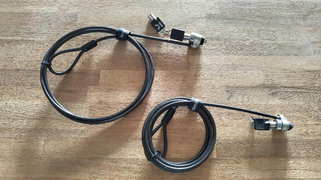 Kensington kabel - 5mm aansluiting (2x), Ophalen of Verzenden, Gebruikt