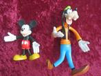 MICKEY Mouse & Goofy Poppetje, Mickey Mouse, Ophalen of Verzenden, Beeldje of Figuurtje