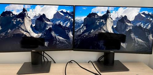 2 Dell P2419H monitoren – 24 inch, Computers en Software, Monitoren, Zo goed als nieuw, 60 Hz of minder, HDMI, Gaming, IPS, Ophalen