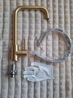 Goude kraan - nieuw in doos - RVS, Ophalen of Verzenden, Nieuw, Rvs, Kraan