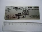 sticker oud Amstelveen DOE DOE speelgoed modelbouw rc auto, Verzenden, Zo goed als nieuw, Bedrijf of Vereniging