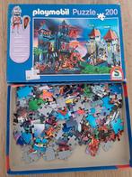 Playmobil ridders puzzel 200 stukjes (excl poppetje), Kinderen en Baby's, Speelgoed | Kinderpuzzels, Gebruikt, Meer dan 50 stukjes