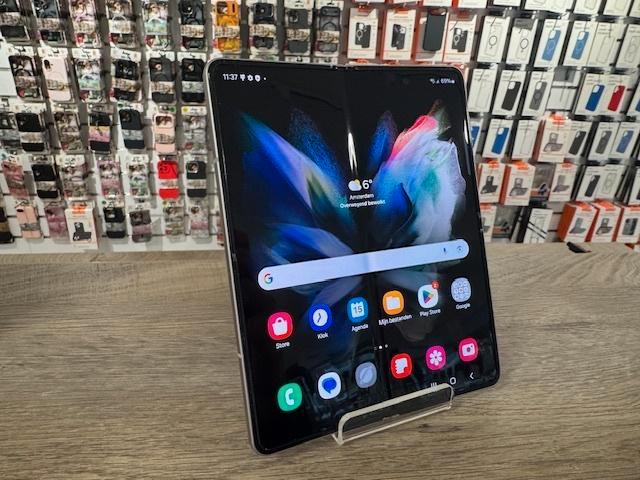 Samsung Galaxy ZFold3 256GB Zilver, Telecommunicatie, Mobiele telefoons | Samsung, Zo goed als nieuw, Galaxy Z Fold, 256 GB, Zonder abonnement