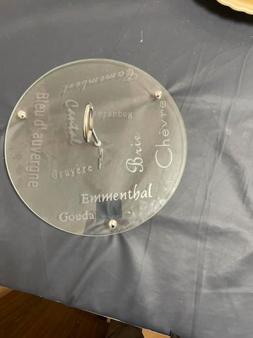 Glazen Kaasplateau met Handvat beschikbaar voor biedingen