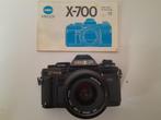 Minolta X700 analoog camera + lenzen + flitser, Audio, Tv en Foto, Fotocamera's Analoog, Ophalen of Verzenden, Gebruikt, Spiegelreflex