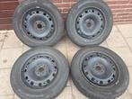 VW 5x100 En 5x112 Stalen velgen 15 en 16 inch Winterbanden, Auto-onderdelen, Banden en Velgen, Ophalen, Gebruikt, 15 inch, Velg(en)
