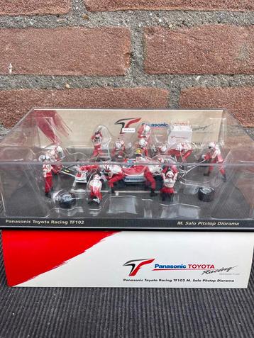 1:43 MINICHAMPS F1 TOYOTA M.SALO PITSTOP DIORAMA ….95,- beschikbaar voor biedingen