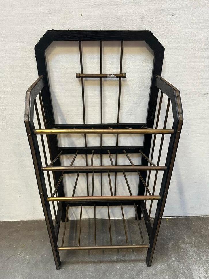 Art Deco Rek Ernst Rockhausen & Söhne, Huis en Inrichting, Woonaccessoires | Krantenbakken en Lectuurbakken, Gebruikt, Ophalen